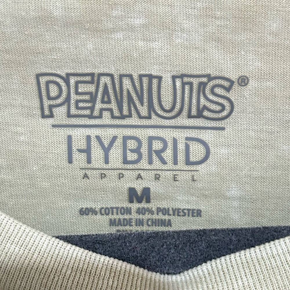 Peanuts x Hybrid "Nurture Nature" Graphic Tee Size Medium - Picture 2 of 3